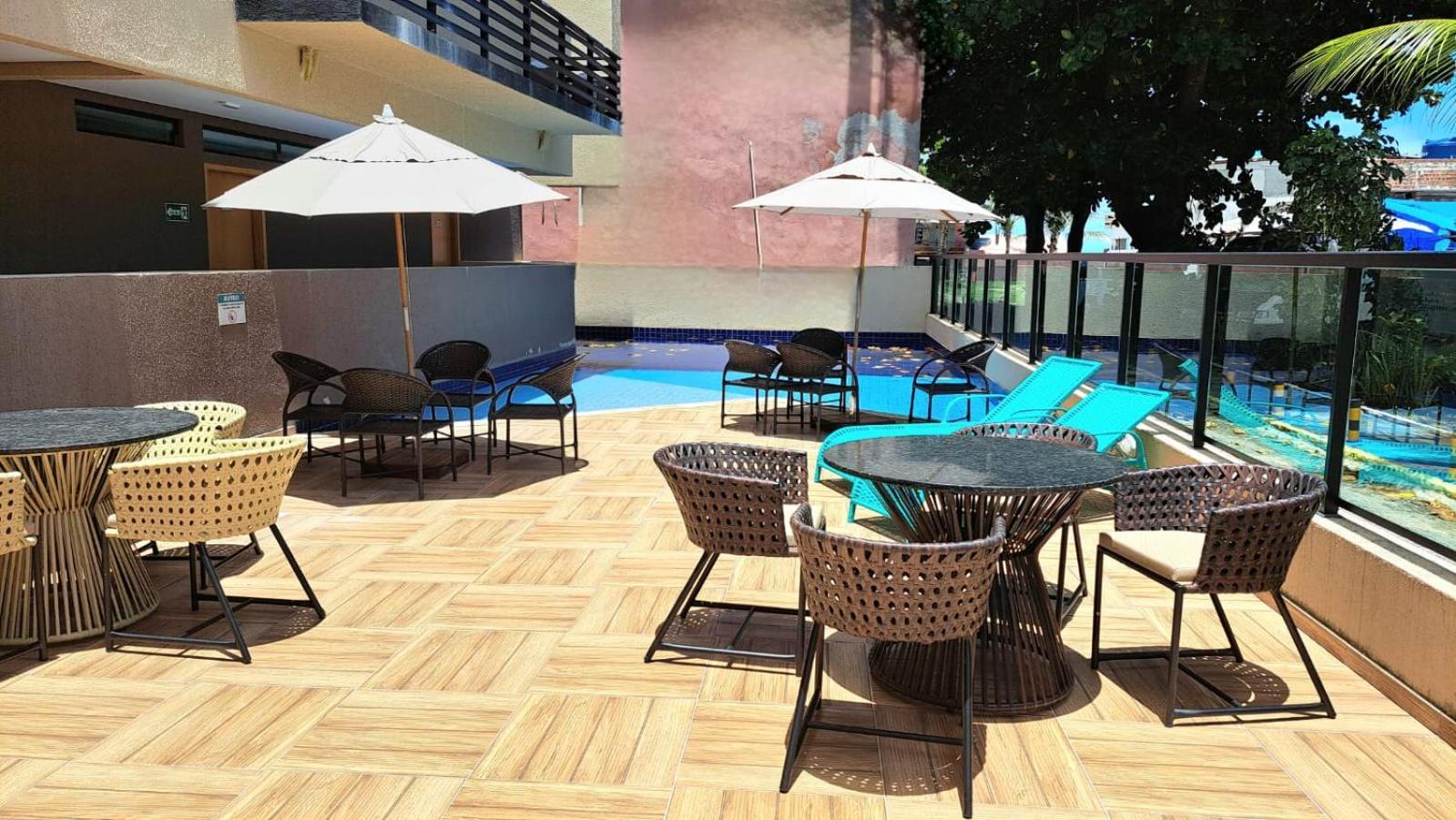 Lindo Flat No Residencial Maraca Beach Порту-ді-Галіняс Екстер'єр фото